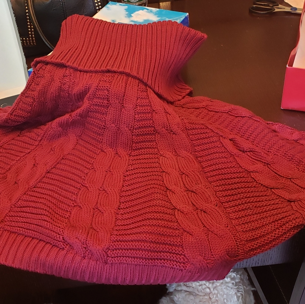 Women's Qi(sacks) bat wing turtleneck sweater